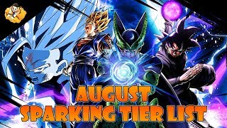 August Sparking Tier List Dragon Ball Legends DB DBL DBZ [upl. by Elaynad]