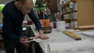 Bookbinding documentary Loogmans bookbindery Amsterdam our book binding history [upl. by Porush]