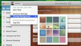 Getting Started with Wunderlist  Backgrounds [upl. by Kartis]