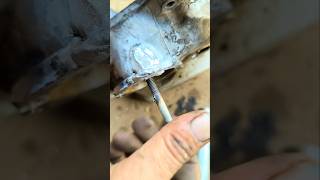 Aluminum Welding tricks ideashortsfeedyoutubeshortsexperimentshorts [upl. by Dominus609]