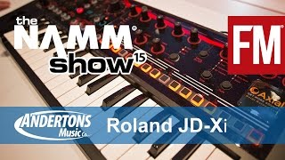 NAMM 2015  Roland JDXi Synthesizer [upl. by Marigolde540]