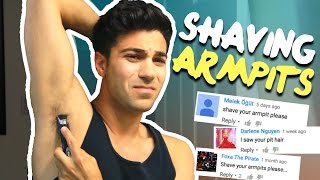 SHAVING MY ARMPITS FOR DISNEY  Daniel Coz [upl. by Evvy]