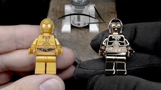 I TURN LEGO C3PO into 18K C3PGOLD [upl. by Nivanod]