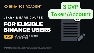 Binance Learn amp Earn CVP Quiz Answers  BINANCE ACADEMY [upl. by Jerrie79]