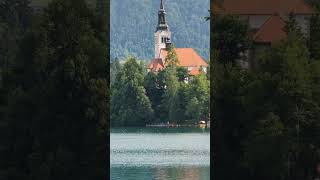 BLEDSKO JEZERO Blejsko LAKE Bled divno popodne [upl. by Nollek]