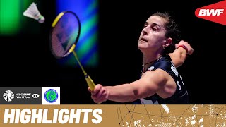 Former champions Akane Yamaguchi and Carolina Marin collide for the title [upl. by Fawn220]