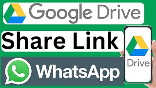 How to Share Link from Google Drive to WhatsApp  Easy to Follow [upl. by Margeaux216]