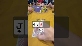 2600 pot Once in a lifetime opportunity poker texasholdem gamble [upl. by Balough270]