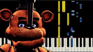 How to Play FNAF 1 Song on Piano [upl. by Yvi]