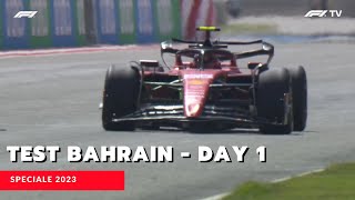 F1 2023 SPECIALE TEST BAHRAIN  Day 1 la fossetta Ferrari la nuova Red Bull ancora porpoising [upl. by Lleunamme]