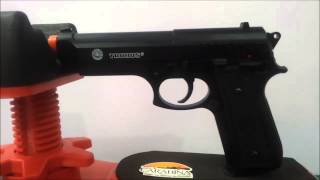 Pistola Airsoft PT92 Slide Metal [upl. by Papagena847]