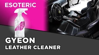 Gyeon Leather Cleaner Review  ESOTERIC Car Care [upl. by Nare913]