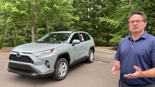 2020 RAV4 Hybrid XLE Review  RAV4 Hybrid Specs [upl. by Durnan]