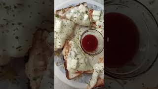 Bread pizza recipe Cookwithehsana food youtubeshorts [upl. by Mackie]