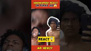 Ishow Speed react on carryminati 😱  trending shortsfeed today shorts ishowspeed carryminati [upl. by Aihseym]