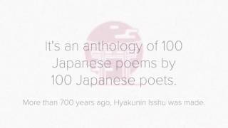 Hyakunin Isshu  Japanese Poem No1 [upl. by Ronoc]