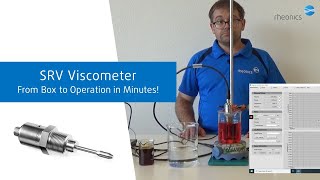 SRV inline viscosity meter introduction  Viscometer from Box to Operation in less than 5 Minutes [upl. by Misha]