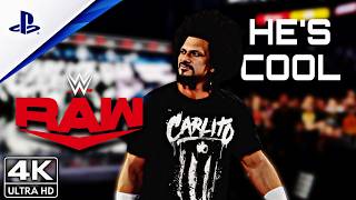 Carlito vs Dragon Lee Highlights  RAW  WWE 2K24  PS5™ 4K60 [upl. by Arihaz996]