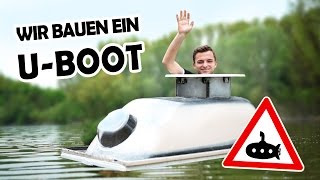 UBOOT aus unserer BADEWANNE 1  Amphibienbadewanne DIY [upl. by Feetal]