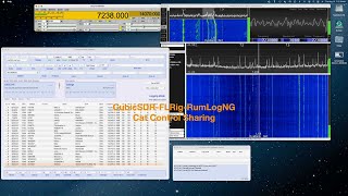 CubicSDR FLRig RumLogNG Cat Control HD 1080p [upl. by Judas]