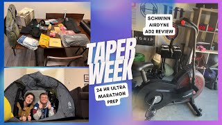 24 Hr Ultra Marathon Taper Week — Bonus Schwinn Airdyne AD2 Review [upl. by Ivar]