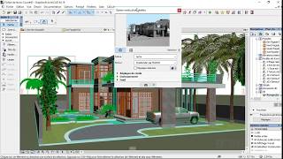 Rendu sur ArchiCAD avec les options avancées de Cinerender [upl. by Akcinahs]