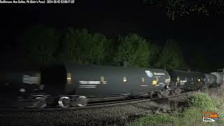 Lehigh Valley 8104 leads a manifest with CN 5754 in New Galilee PA [upl. by Korella]