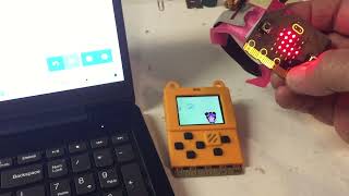 Arcade MakeCode and CreateAI Microbit via Radio [upl. by Melliw]