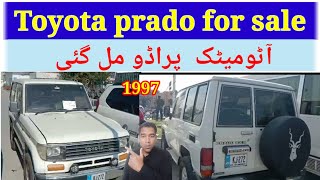 Toyota prado for sale  model 1997  automatic  used car sale pakistan sunday car bazar [upl. by Rauscher858]