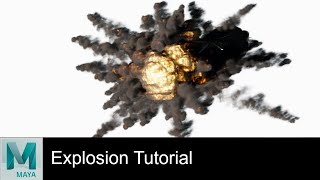 Maya Fluid and Animation Tutorial Helicopter Crash Smoke and Explosion [upl. by Remus]