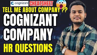 Cognizant Company Related Questions  Tell Me About Cognizant [upl. by Adiahs]