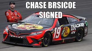 CHASE BRISCOE TO JOE GIBBS [upl. by Hayifas]