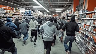 It Begins… Starving Migrants Raid NYC Supermarket [upl. by Piwowar]