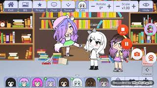 primeiro dia de aula eu fiz a claire e a miss circle no gacha Life [upl. by Davenport]