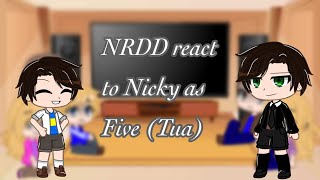 NRDD react to Nicky as Five The Umbrella Academy [upl. by Gnirps395]