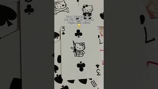 hello kitty iskambil kağıdı mağazamızda fiyat 200 tl 🎀🎀🎀 [upl. by Naletak496]