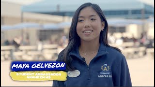 Meet Maya Gelvezon Student Ambassador Anaheim HS [upl. by Stormi]