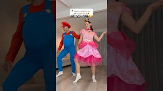 DAY 3 OF 31 DAYS OF COSTUMES ON JasminandJames mario shorts [upl. by Scutt102]