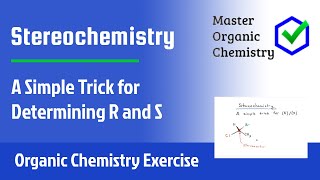 Stereochemistry  A Simple Trick for Determining R and S [upl. by Feerahs929]