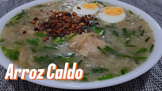 Simple Chicken Arroz Caldo Recipe Filipino Comfort Food [upl. by Enehs]