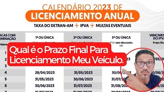 Licenciamento IPVA Saiba o Prazo para Regularizar no Detran [upl. by Carmelia]