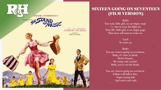 quotSixteen Going on Seventeen Film Versionquot from The Sound of Music Super Deluxe Edition [upl. by Sharona838]