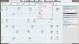 QuickBooks Tip How To Reconcile QuickBooks Accounts [upl. by Tezzil]