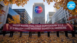 Pfizer Stock Pfizer raises fullyear guidance by 15 billion amid activist investor pressure [upl. by Ruella233]