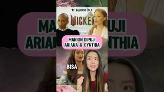 MARION DIPUJI ARIANA amp CYNTHIA  Jessica Natania wicked arianagrande cynthiaerivo [upl. by Lesnah]