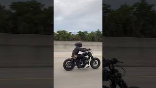 HARLEY SPORTSTER 48 BOBBER BUILD SOUNDS AMAZING motorcycle shorts [upl. by Frechette]