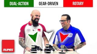 Which STYLE is right for YOU  RUPES Bigfoot DualAction vs GEARDRIVEN Mille vs ROTARY [upl. by Orlene394]