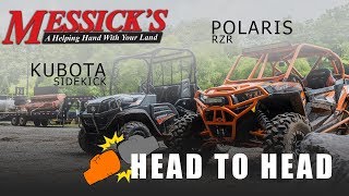 Kubota SideKick vs 2019 Polaris RZR XP Turbo S [upl. by Dorsman]