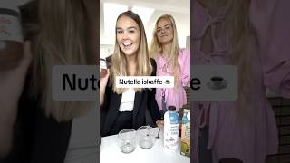 Lækreste Nutella iskaffe  Skal prøves 🤤☕️julieelgaard [upl. by Ruben666]