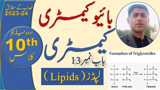 chemistry class 10 chapter 13 in urdu medium  Lipids  waqar ul hasan Academy [upl. by Mcnamara690]